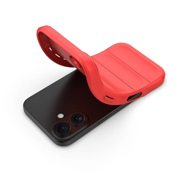 For iPhone 16 TPU Case Scratch-Resistant Rugged Back Soft Phone Cover