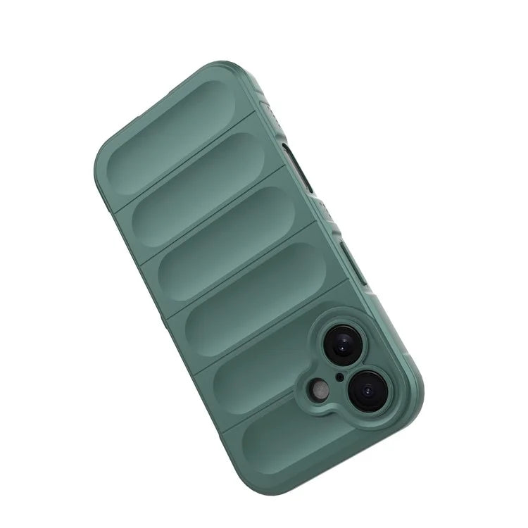 For iPhone 16 TPU Case Scratch-Resistant Rugged Back Soft Phone Cover