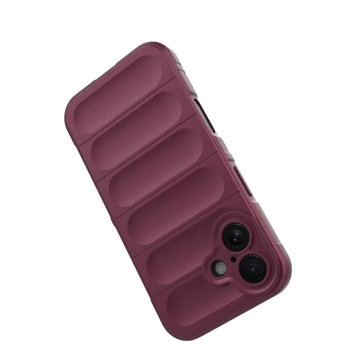For iPhone 16 TPU Case Scratch-Resistant Rugged Back Soft Phone Cover