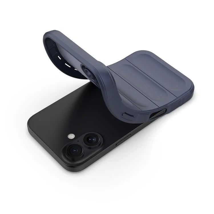 For iPhone 16 TPU Case Scratch-Resistant Rugged Back Soft Phone Cover