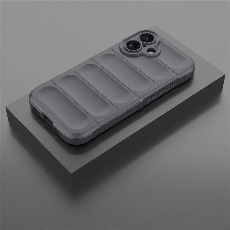 For iPhone 16 TPU Case Scratch-Resistant Rugged Back Soft Phone Cover