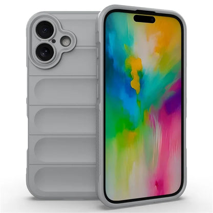 For iPhone 16 TPU Case Scratch-Resistant Rugged Back Soft Phone Cover