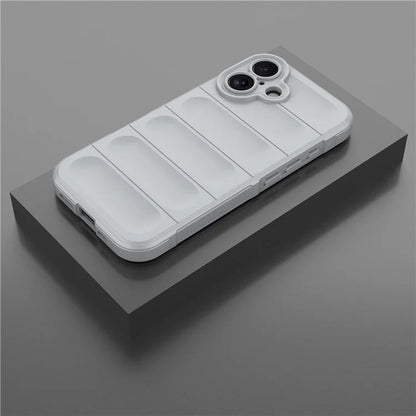 For iPhone 16 TPU Case Scratch-Resistant Rugged Back Soft Phone Cover