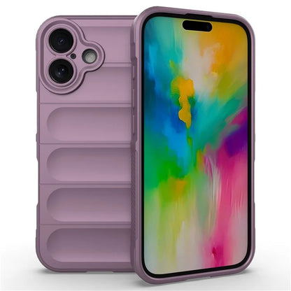 For iPhone 16 TPU Case Scratch-Resistant Rugged Back Soft Phone Cover