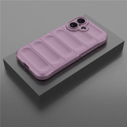 For iPhone 16 TPU Case Scratch-Resistant Rugged Back Soft Phone Cover