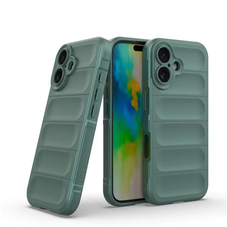 For iPhone 16 Plus Case Rugged TPU Shockproof Mobile Phone Cover