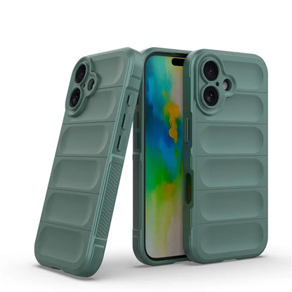 For iPhone 16 Plus Case Rugged TPU Shockproof Mobile Phone Cover