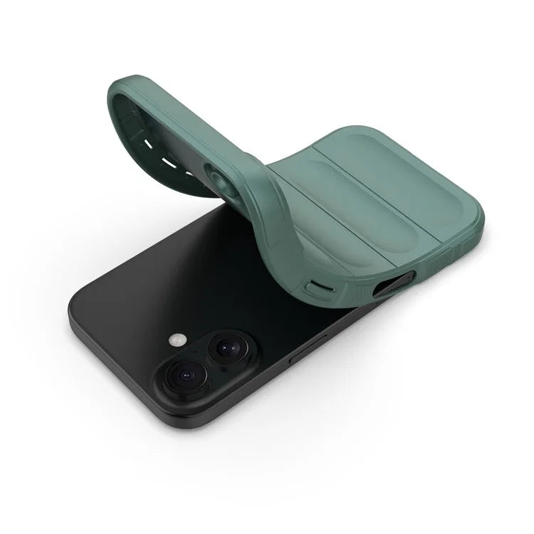 For iPhone 16 Plus Case Rugged TPU Shockproof Mobile Phone Cover