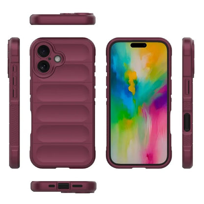 For iPhone 16 Plus Case Rugged TPU Shockproof Mobile Phone Cover