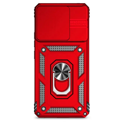 For Xiaomi Redmi Note 13 Pro+ 5G Case PC + TPU Phone Cover Lens Ultimate Protection Kickstand