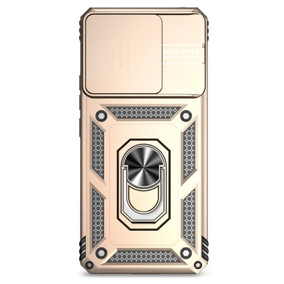 For Xiaomi Redmi Note 13 Pro+ 5G Case PC + TPU Phone Cover Lens Ultimate Protection Kickstand