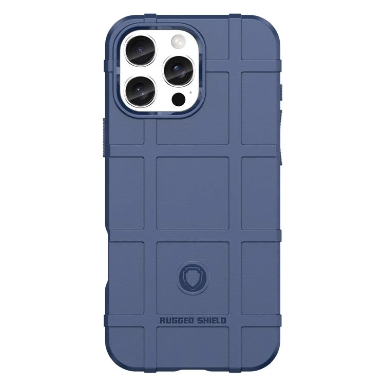 For iPhone 16 Pro Max Case Grid Design Soft TPU Phone Cover
