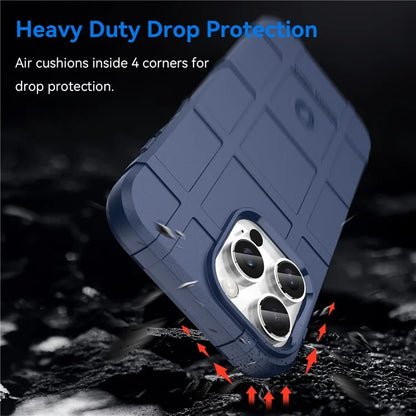 For iPhone 16 Pro Max Case Grid Design Soft TPU Phone Cover