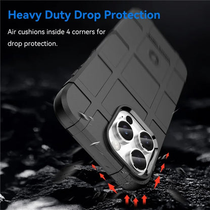 For iPhone 16 Pro Case Grid Design Soft TPU Scratch-Proof Phone Cover