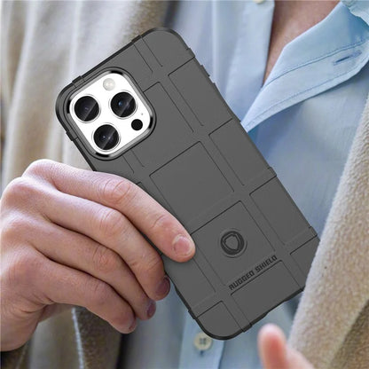 For iPhone 16 Pro Case Grid Design Soft TPU Scratch-Proof Phone Cover