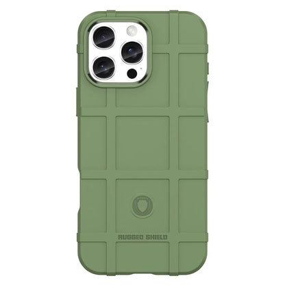 For iPhone 16 Pro Case Grid Design Soft TPU Scratch-Proof Phone Cover