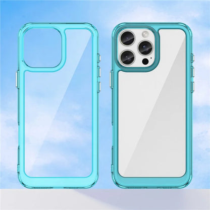For iPhone 16 Pro Max Case TPU +Acrylic Shockproof Protective Clear Phone Cover