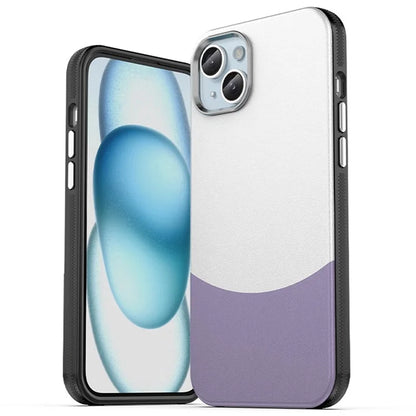 For iPhone 14 Plus Magnetic Case Leather Soft Feel Back Cover Metal Buttons Camera Bezel Bump