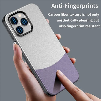 For iPhone 14 Pro Max Case Leather+PC+TPU Phone Cover Compatible with MagSafe