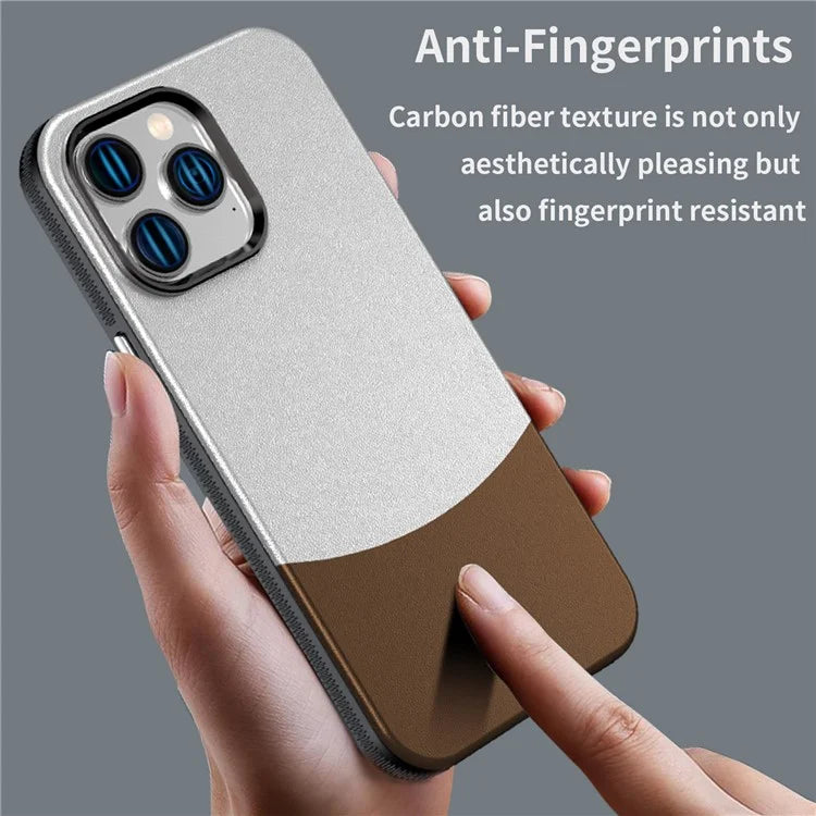 For iPhone 14 Pro Max Case Leather+PC+TPU Phone Cover Compatible with MagSafe