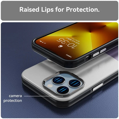 For iPhone 14 Pro Case Compatible with MagSafe Leather Phone Cover Splicing Color
