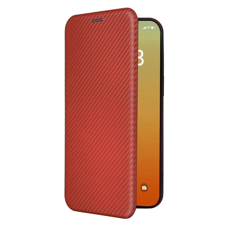 For iPhone 16 Pro Max Case Card Holder Carbon Fiber Texture Leather Phone Cover