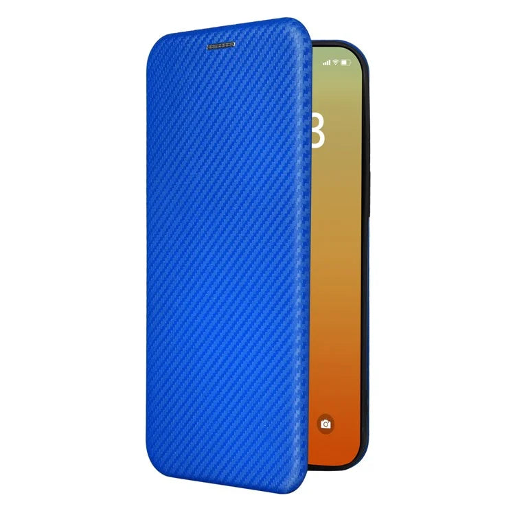 For iPhone 16 Pro Max Case Card Holder Carbon Fiber Texture Leather Phone Cover