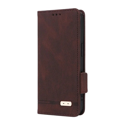 For iPhone 16 Case Hardware Decor Leather Phone Cover Card Holder Slots