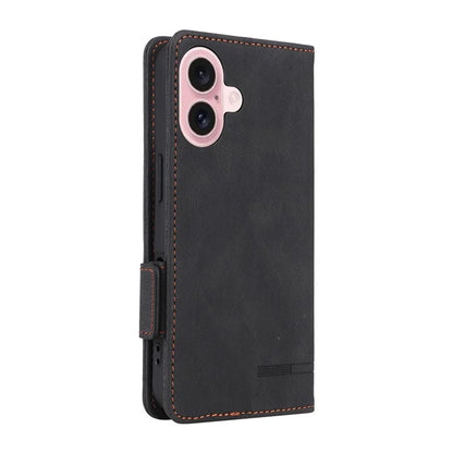 For iPhone 16 Case Hardware Decor Leather Phone Cover Card Holder Slots