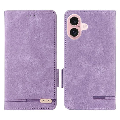 For iPhone 16 Case Hardware Decor Leather Phone Cover Card Holder Slots