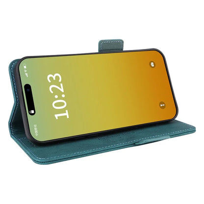 For iPhone 16 Pro Case Shockproof Stand Wallet Leather Phone Cover Hardware Decor
