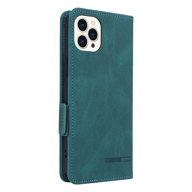 For iPhone 16 Pro Case Shockproof Stand Wallet Leather Phone Cover Hardware Decor