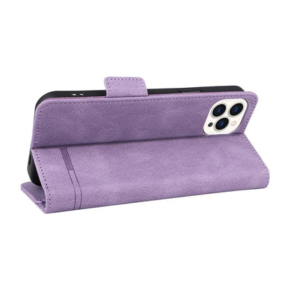 For iPhone 16 Pro Case Shockproof Stand Wallet Leather Phone Cover Hardware Decor