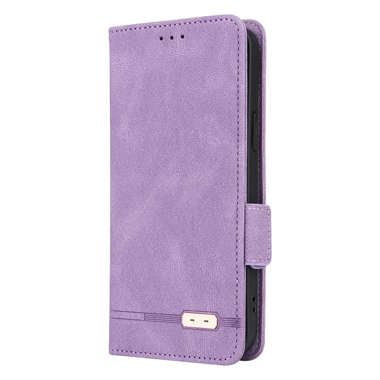 For iPhone 16 Pro Case Shockproof Stand Wallet Leather Phone Cover Hardware Decor