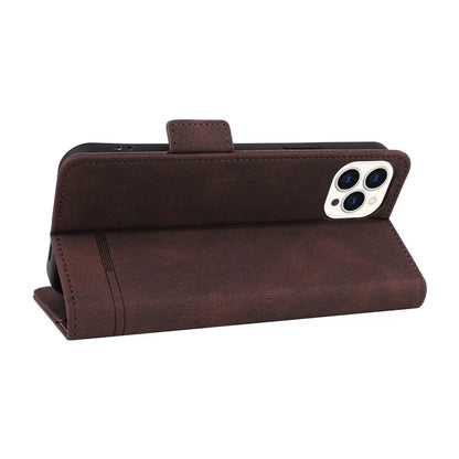 For iPhone 16 Pro Case Shockproof Stand Wallet Leather Phone Cover Hardware Decor