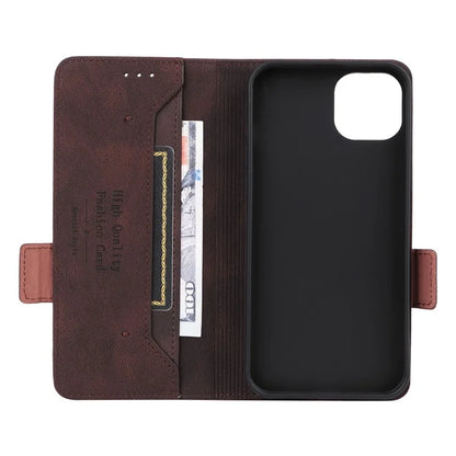 For iPhone 16 Pro Case Shockproof Stand Wallet Leather Phone Cover Hardware Decor