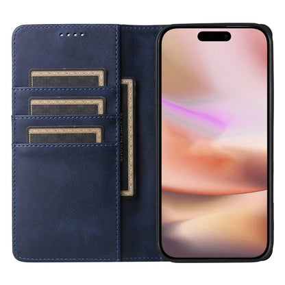 For iPhone 16 Plus Case Leather Phone Cover with RFID Blocking Wallet