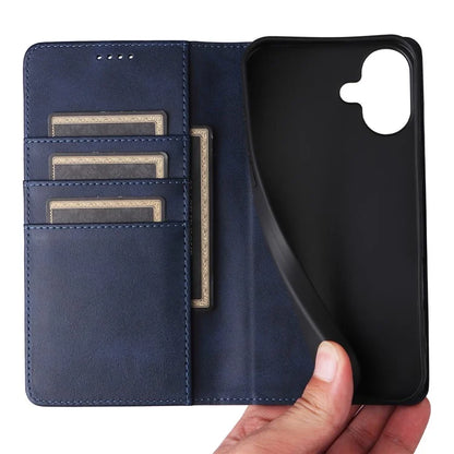 For iPhone 16 Plus Case Leather Phone Cover with RFID Blocking Wallet