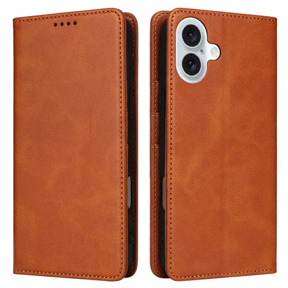 For iPhone 16 Plus Case Leather Phone Cover with RFID Blocking Wallet