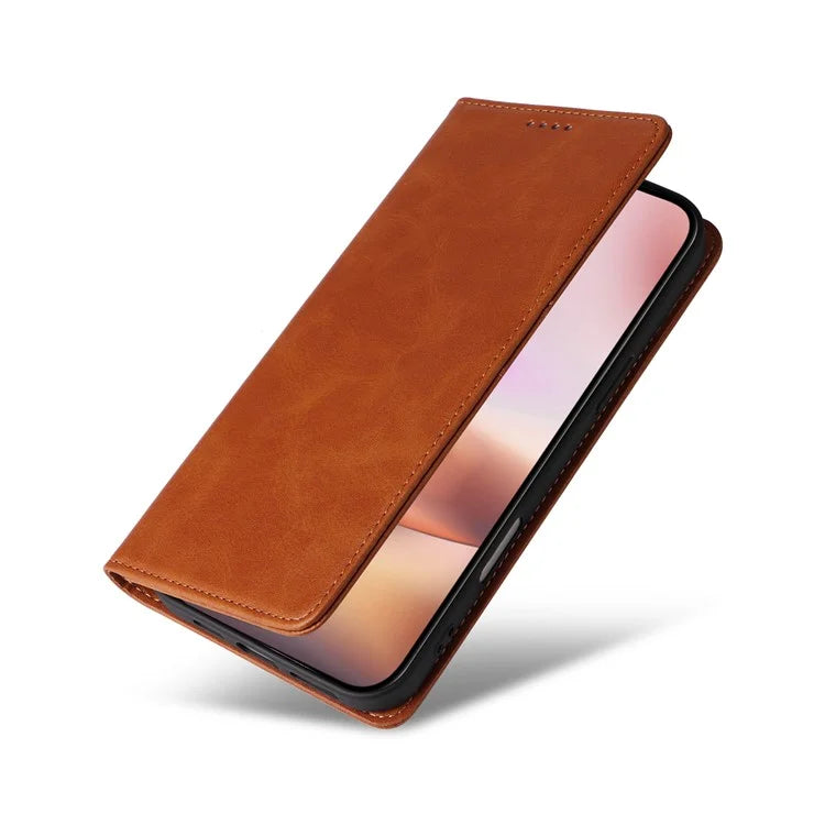 For iPhone 16 Plus Case Leather Phone Cover with RFID Blocking Wallet