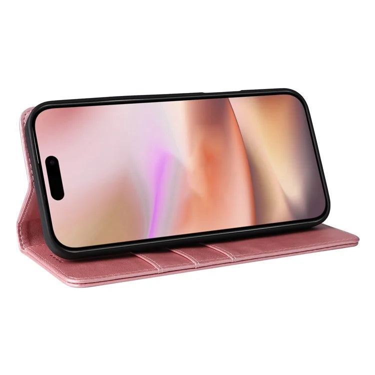 For iPhone 16 Plus Case Leather Phone Cover with RFID Blocking Wallet