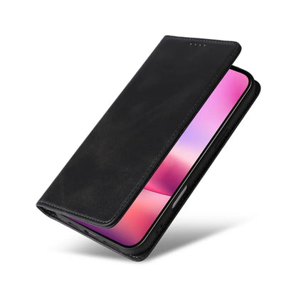 For iPhone 16 Case RFID Blocking Leather Phone Cover Magnetic Closing