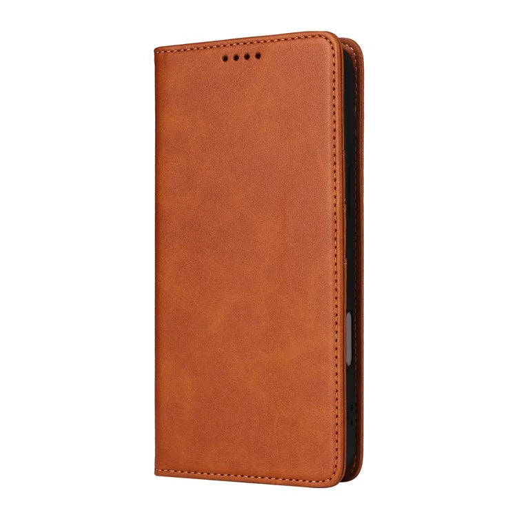 For iPhone 16 Case RFID Blocking Leather Phone Cover Magnetic Closing