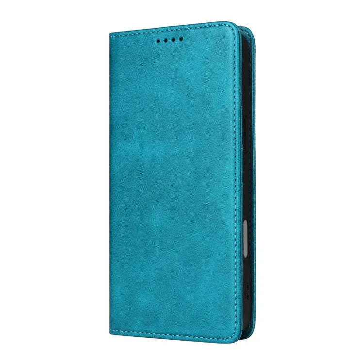 For iPhone 16 Case RFID Blocking Leather Phone Cover Magnetic Closing