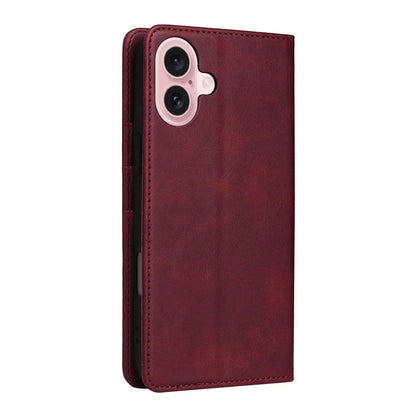 For iPhone 16 Case RFID Blocking Leather Phone Cover Magnetic Closing