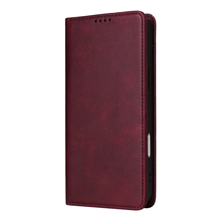 For iPhone 16 Pro Case RFID Blocking PU Leather Folio Flip Phone Cover