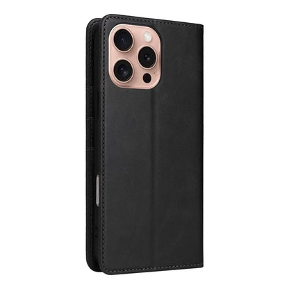 For iPhone 16 Pro Case RFID Blocking PU Leather Folio Flip Phone Cover