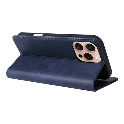 For iPhone 16 Pro Case RFID Blocking PU Leather Folio Flip Phone Cover