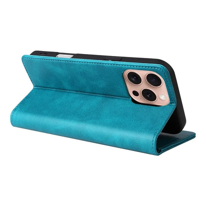 For iPhone 16 Pro Case RFID Blocking PU Leather Folio Flip Phone Cover