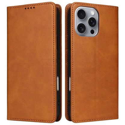 For iPhone 16 Pro Max Case PU Leather RFID Blocking Phone Cover Stand View